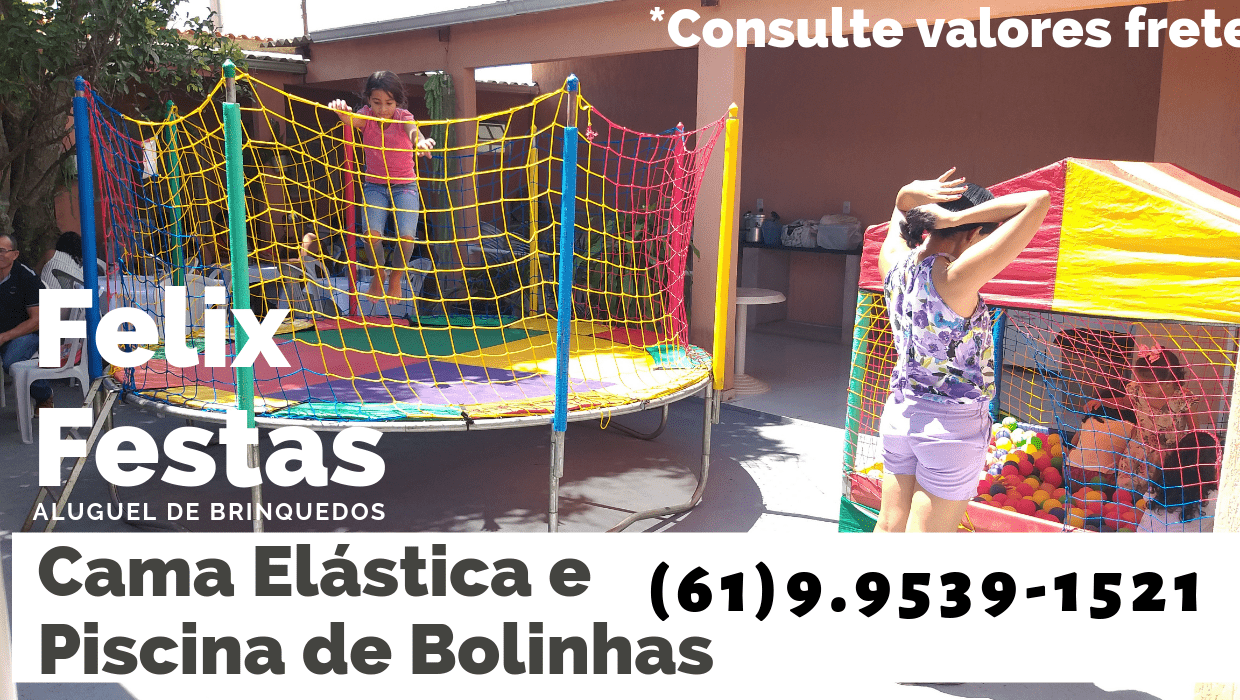 Superpromoções Aluguel Brinquedos Recreativos em Planaltina Goiás